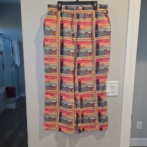C&C California Multicolor Wide Leg Pants
